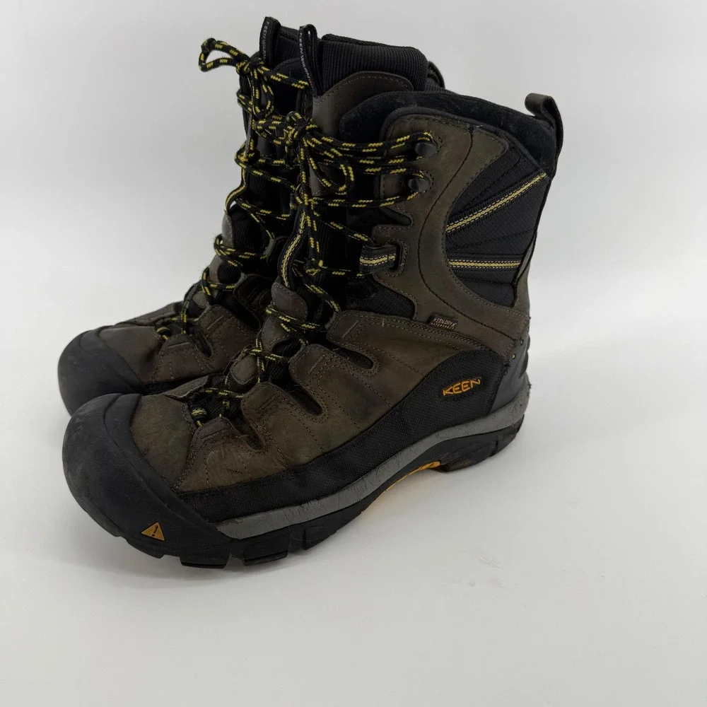 KEEN Summit County Mens 11 Winter Boots Waterproof‎ 400g Insulated Brown 1002646